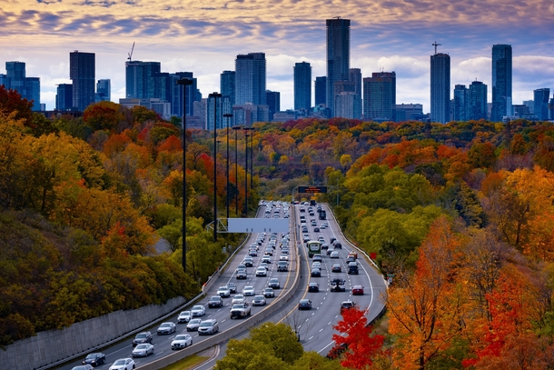 Toronto Canada How beautiful the city is with the gorgeous fall colors