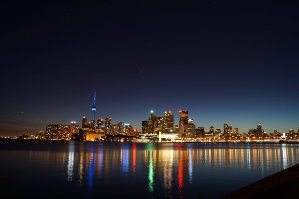 Toronto City Skyline during last Saturdays night 
