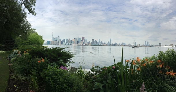 Toronto July  - view from the island