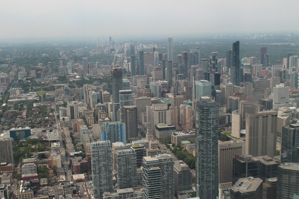 Toronto seen from the CN tower 