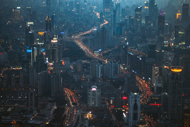 Traffic congestion from hell in Shanghai 