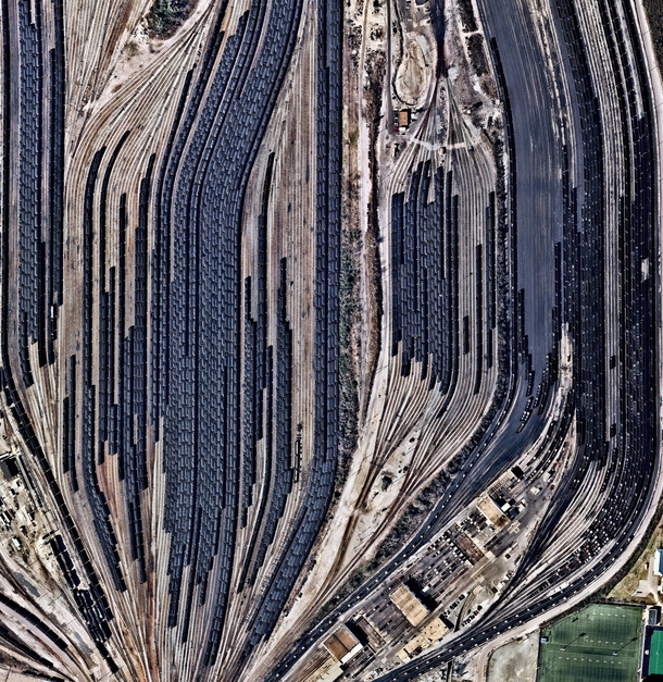 Train cars filled with coal are stationed in Norfolk Virginia Operated by the Norfolk Southern corporation Lamberts Point Pier  is the largest coal-loading station in the Northern Hemisphere and serves at the temporary depot for the companys fleet of  coa