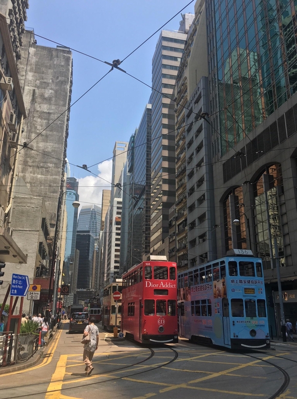 Tramway Sheung Wan Hong Kong