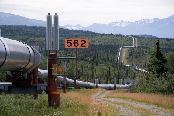 Trans-Alaska Oil Pipeline near Delta Junction 