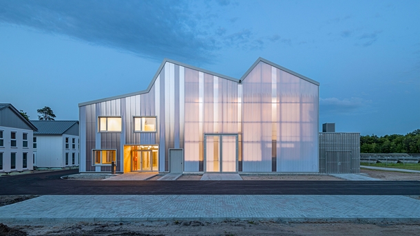 Translucent Polycarbonate Clads a Laboratory at Karlsuhe Institue of Technology Germany 