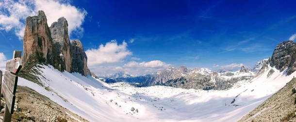 Tre Cime di Lavaredo Dolomites Italy 