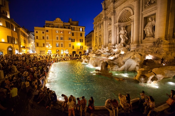 Trevi Fountain Rome Italy 