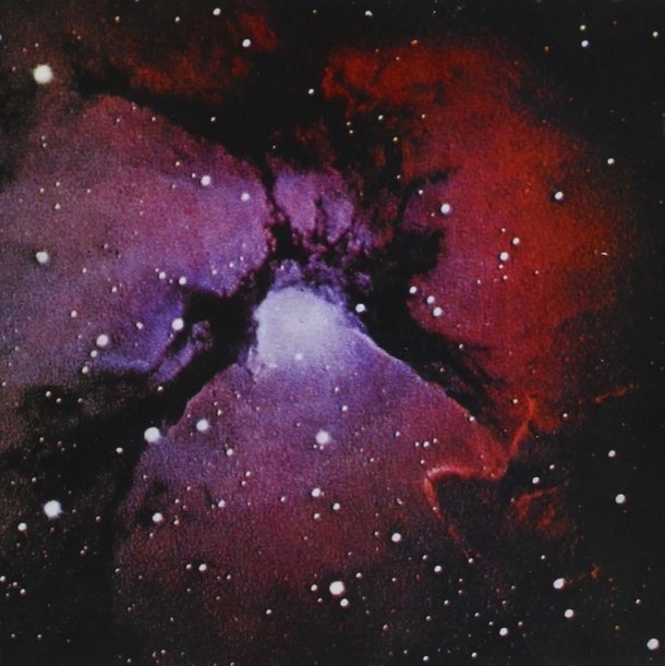 Trifid Nebula In Sagittarius also the cover for King Crimsons Islands