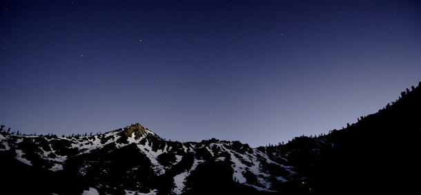 Trinity Alps at Twilight 