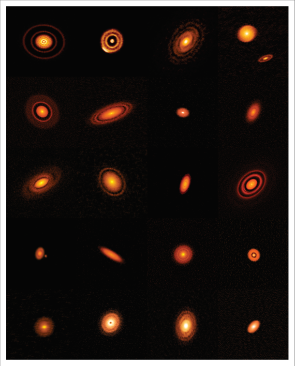 Twenty Protoplanetary Disks Imaged by ALMA 