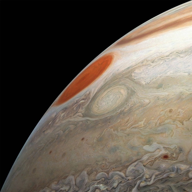 Two massive storms on Jupiter