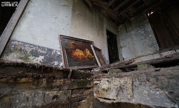 Two paintings left after the fire