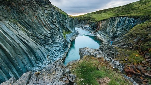 Two years ago a hydroelectric project exposed Stulagil Canyon a hidden wonder of Iceland 