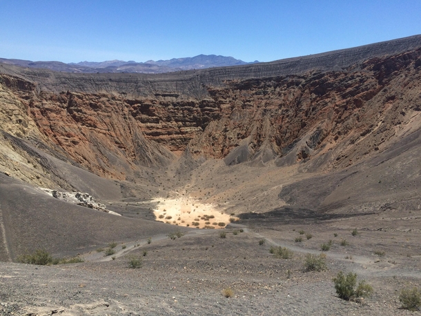 Ubehebe crater in Death Valley California 