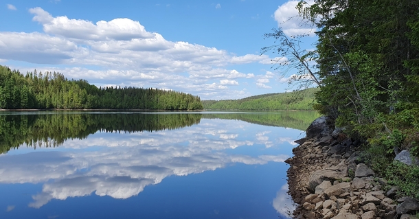 Ume-river northern Sweden 