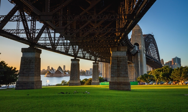 Under the bridge Sydney NSW 