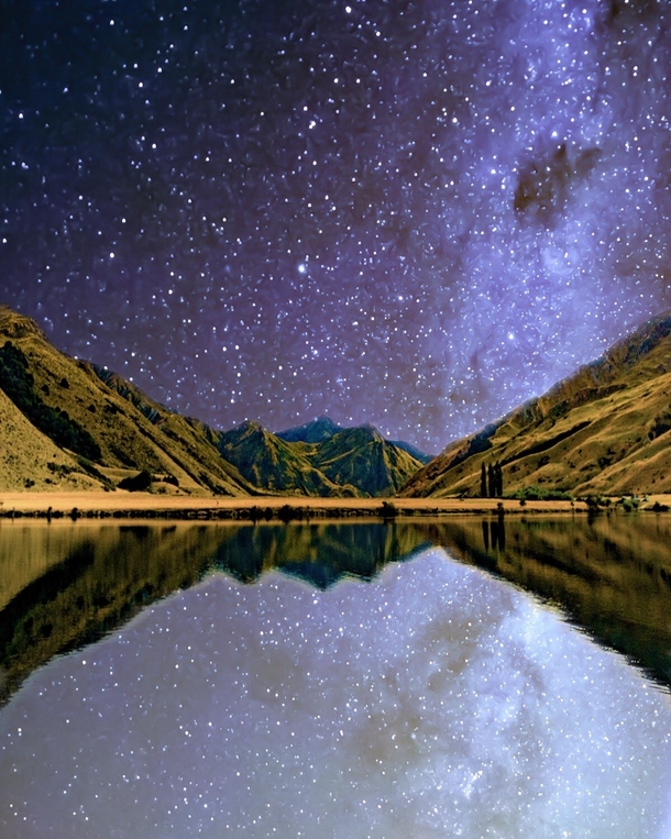 Under the stars at Moke Lake New Zealand 