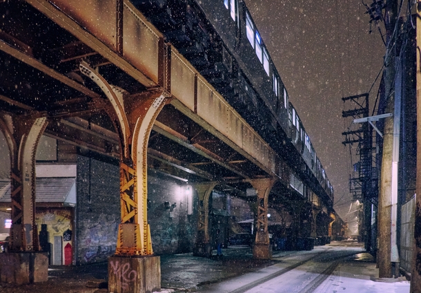 Under the tracks Chicago