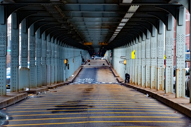 Underneath the Atlantic Avenue Viaduct