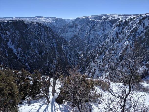 Unedited picture of the Black Canyon of the Gunnison National Park 