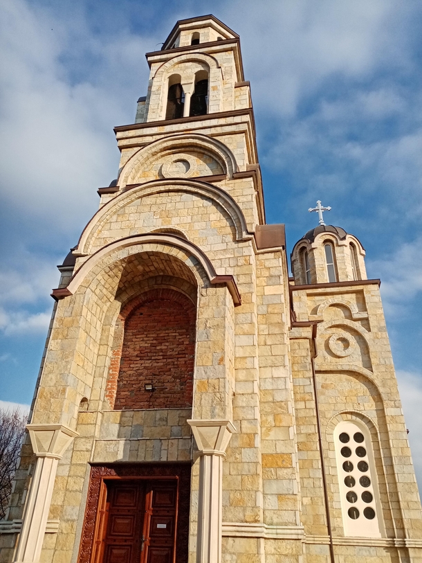 Unfinished Orthodox Church in Aleksandrovac Serbia 