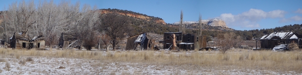 Unnamed ghost town in southern Utah panorama 