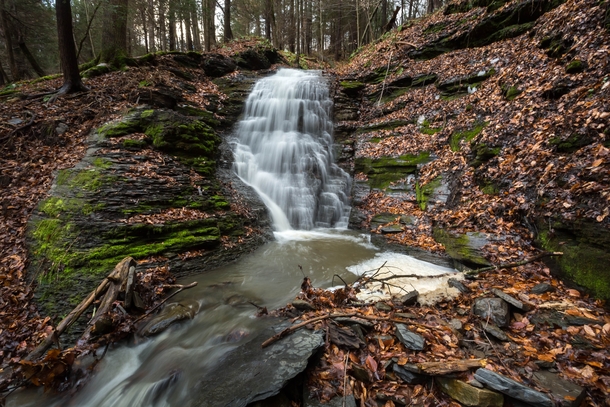 Unnamed waterfall - Ithaca NY OC