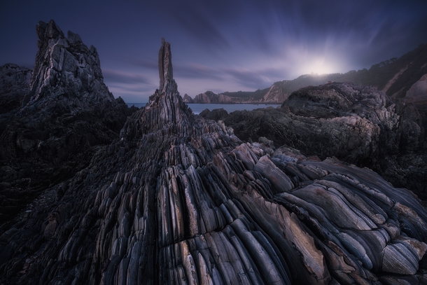 Unreal texture on this Spanish seascape by Carlos F Turienzo 