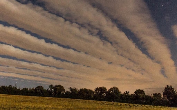Unusual Cloud Streets Southern England