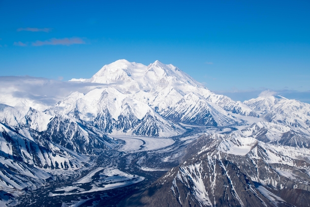 Up close and personal with Denali on a flight last month 