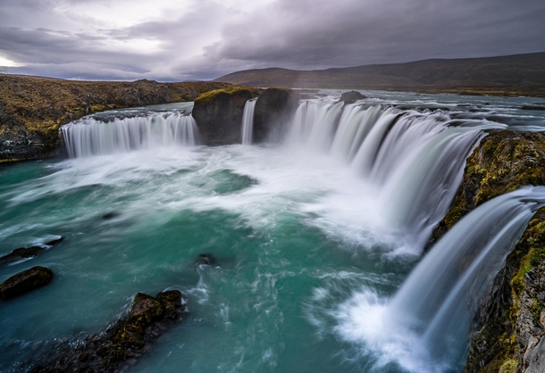 Up close with one of Icelands finest waterfall - Goafoss 