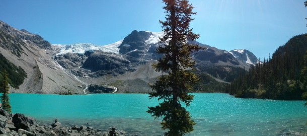 Upper Joffre Lake amp Matier Glacier British Columbia Taken  no editing whatsoever 