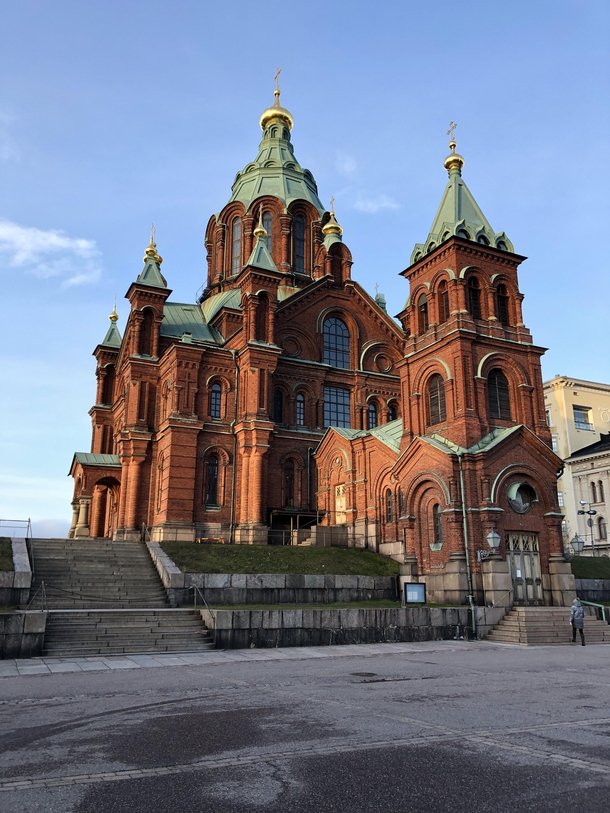Uspenski Cathedral in Helsinki Eastern Orthodox church built in 
