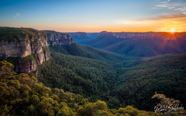 Usually Im a sunset chaser but Im glad I woke up early for this sunrise Blue Mountains NSW Australia 