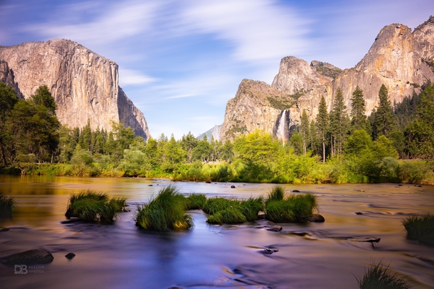 Valley View Yosemite National Park - This daytime very long exposure  seconds brings incredible motion to the clouds and water - I love this effect  - IG BersonPhotos