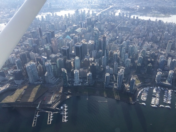 Vancouver aerial via seaplane 