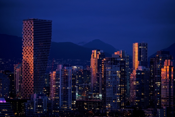 Vancouver Canada at Twilight