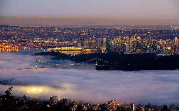 Vancouver Canada the fogcity 