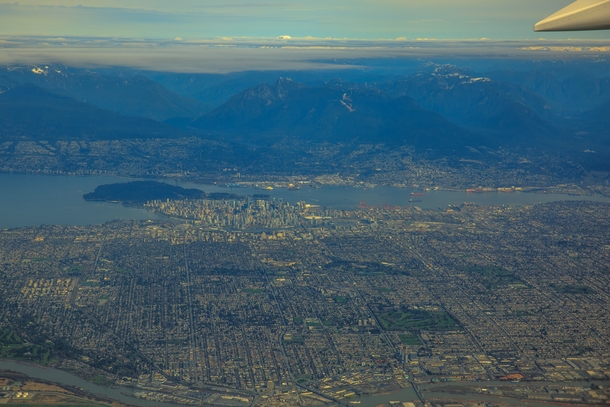 Vancouver from the air 