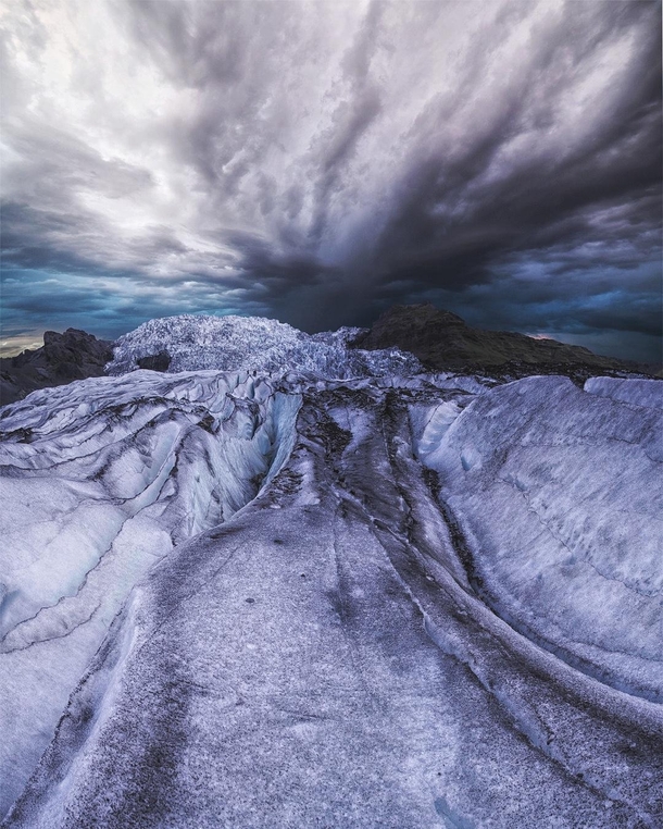 Vatnajkull National Park Iceland - yet another retreating glacier of the world 
