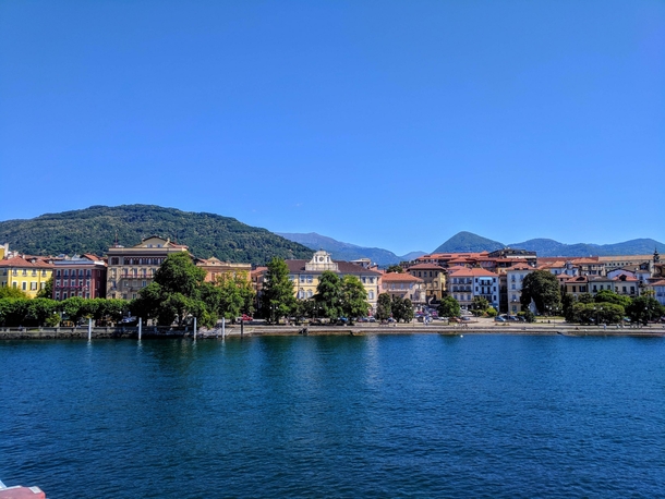Verbania Italy from Lake Maggiore
