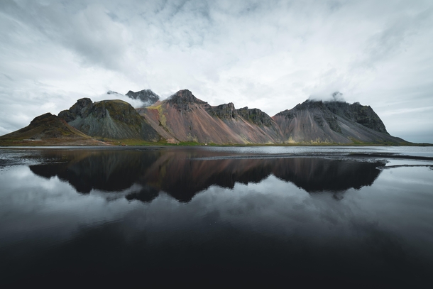 Vestrahorn Reflection Iceland 