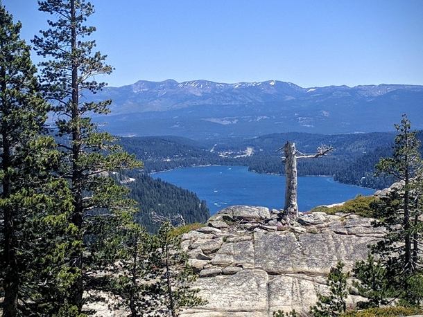 View above Donner Lake 