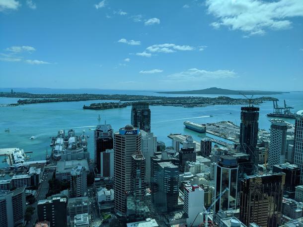 View from Auckland New Zealands Sky Tower