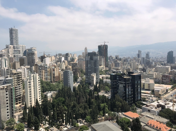 View from beirut Lebanon 