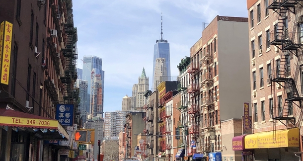 View from China Town in NYC I took last weekend