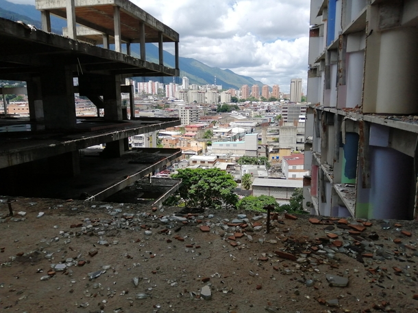 View from Davids Tower Caracas Venezuela