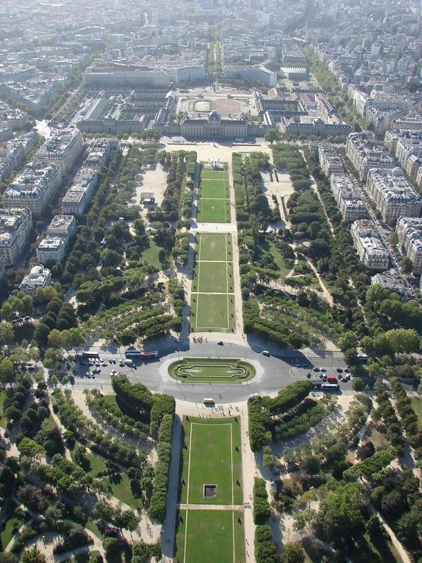 View from Eiffel tower