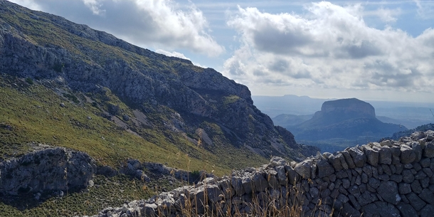 View from mountains of Mallorca 