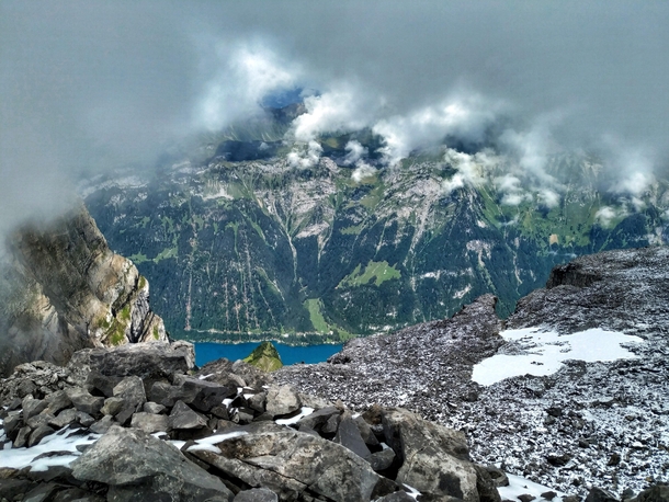 View from Schwander Grat Switzerland 